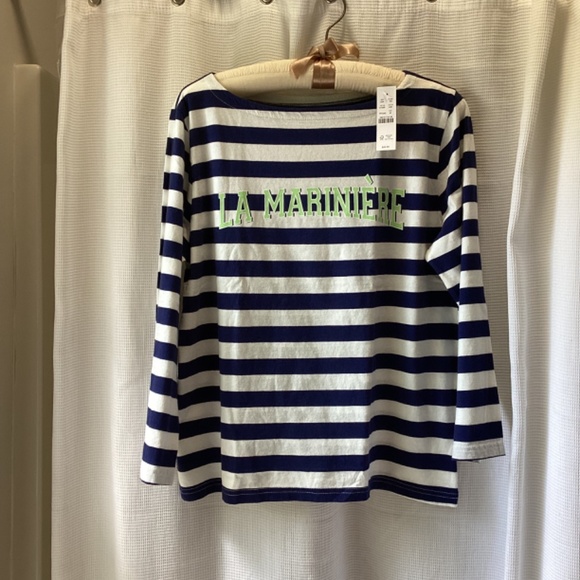NWT J.Crew La Mariniere Classic Striped T-Shirt * Medium - Picture 3 of 6